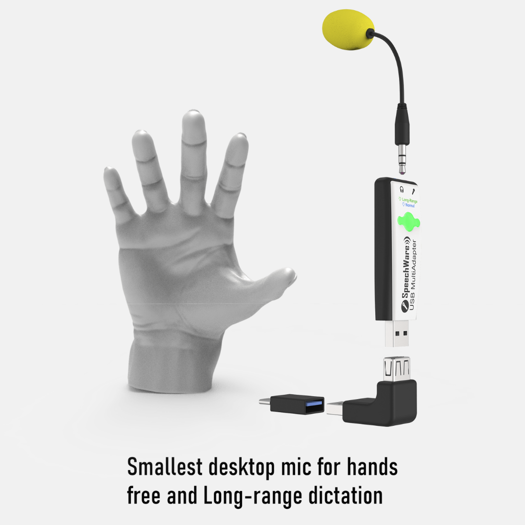 USB TravelMike with USB Connector & Base