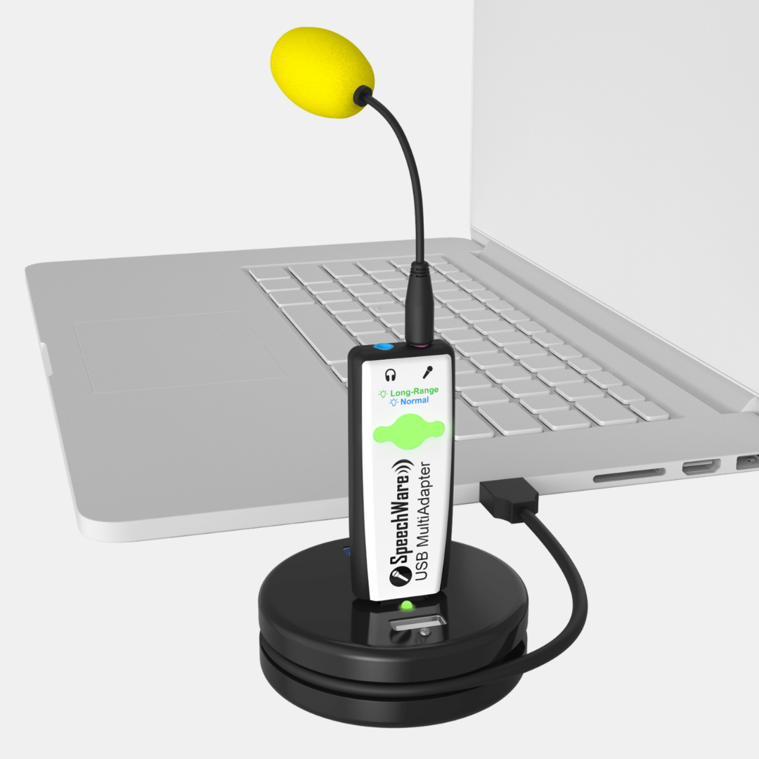 USB TravelMike with USB Connector & Base