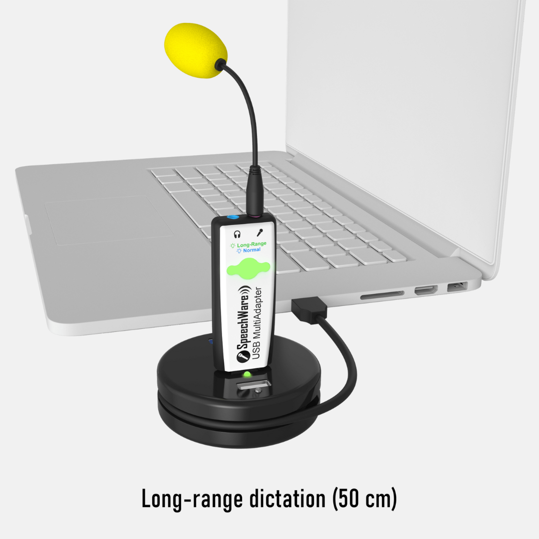 USB TravelMike with USB Connector & Base