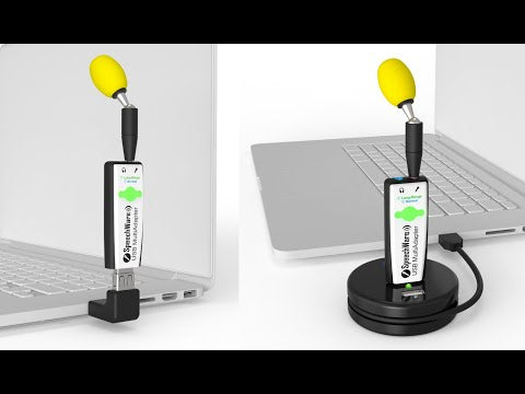 USB TravelMike with USB Connector & Base