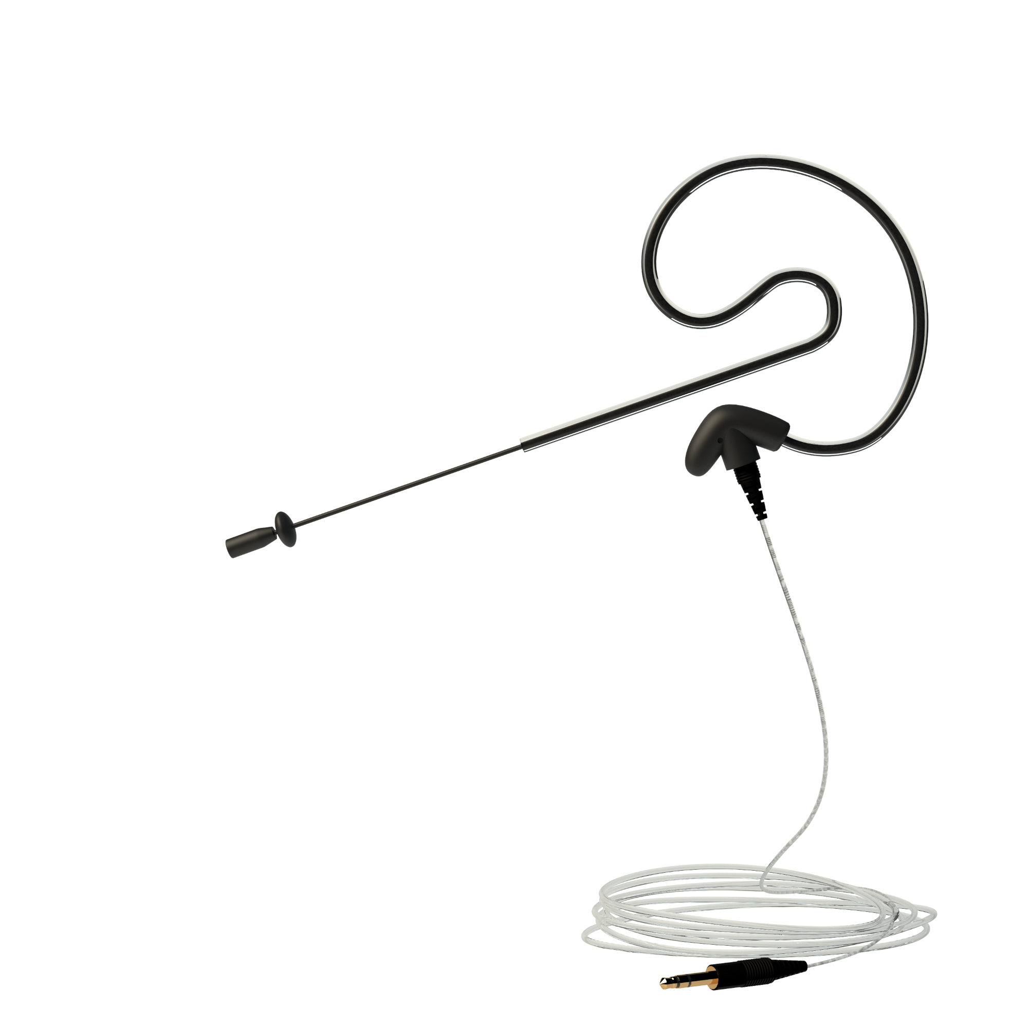 FlexyMike Single Ear-Hook Cardioid (SEC) Headset for Dictation
