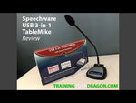 Load and play video in Gallery viewer, SpeechWare USB 3-in-1 TableMike
